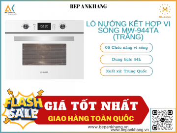 Lò nướng kết hợp vi sóng Malloca MW - 944TA (Kính trắng)